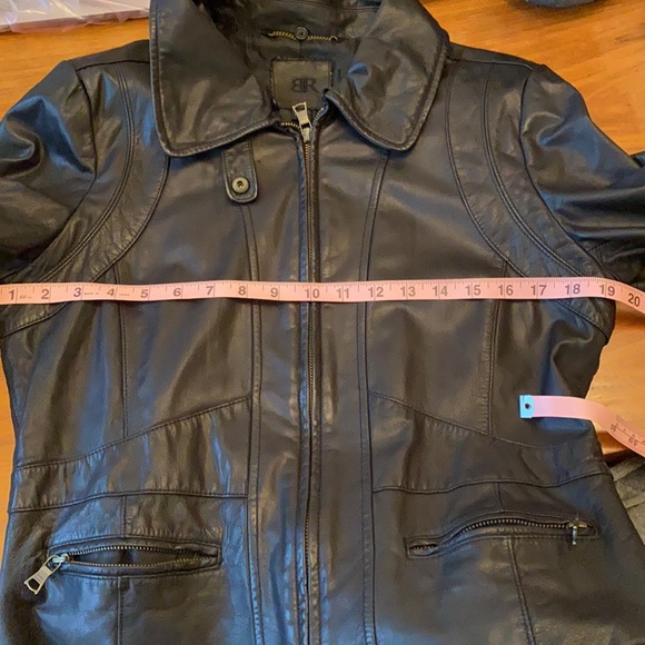 Banana Republic lamb leather motorcycle jacket - Picture 9 of 9